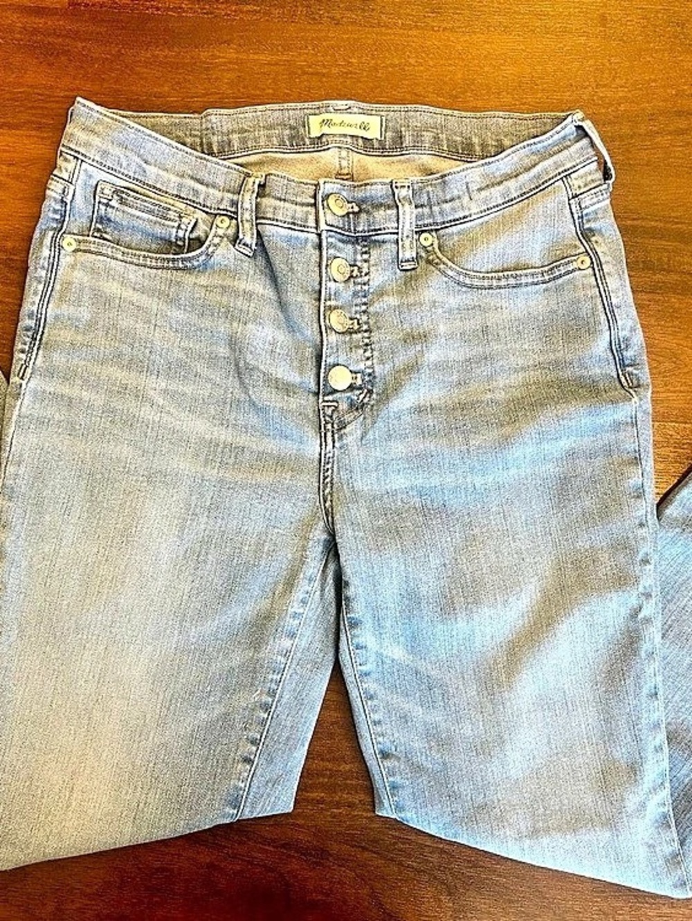 Madewell 9" High-Rise Skinny Crop Blue Jeans Waist 29